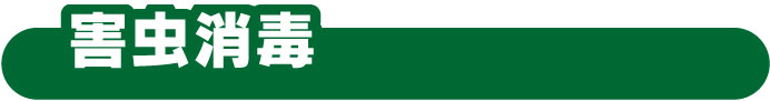 害虫消毒